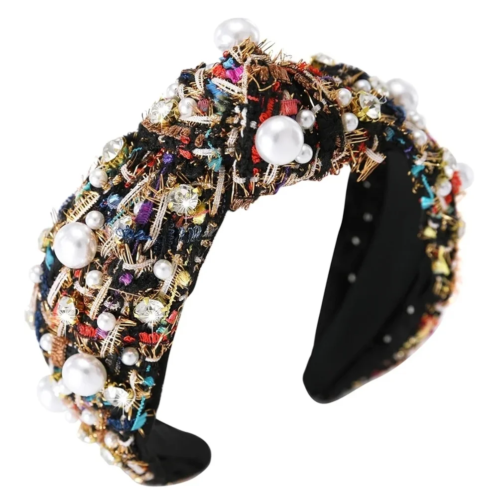 Elegant‎ Black Embellished Headband